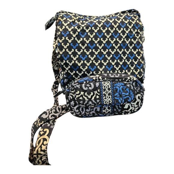 Vera Bradley Handbags - Vera Bradley Tribal Blue Crossbody Bag and Cosmetic Bag Set